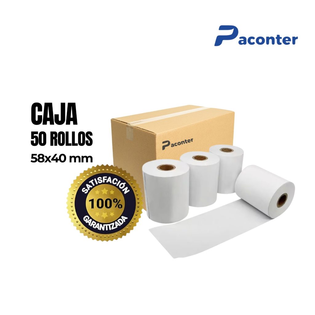 Caja 50 Rollos 58*40 mm