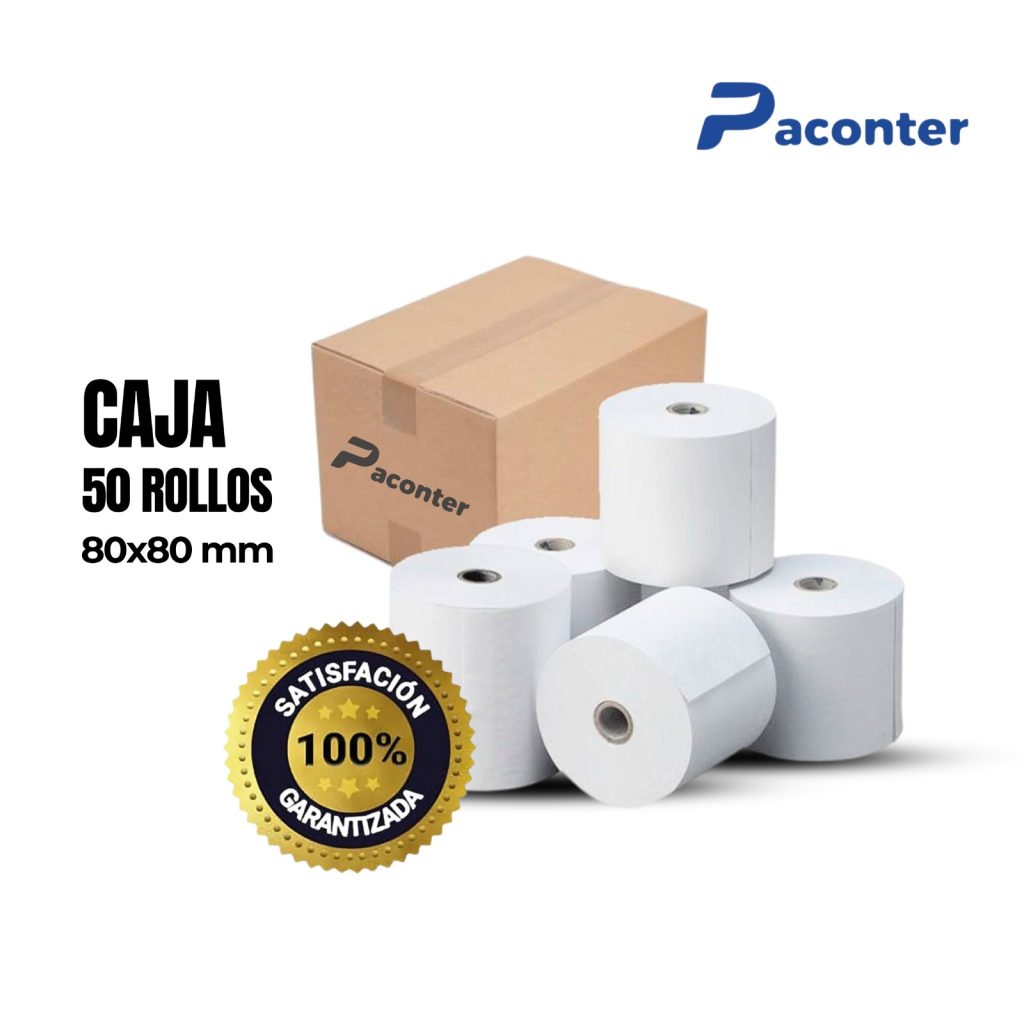 Caja 50 Rollos 80*80mm