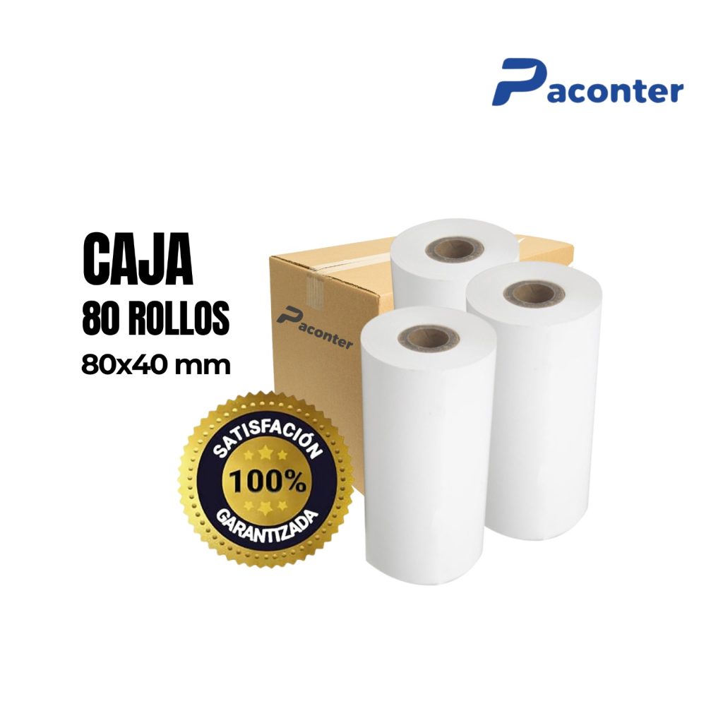 Caja 80 Rollos 80*40 mm